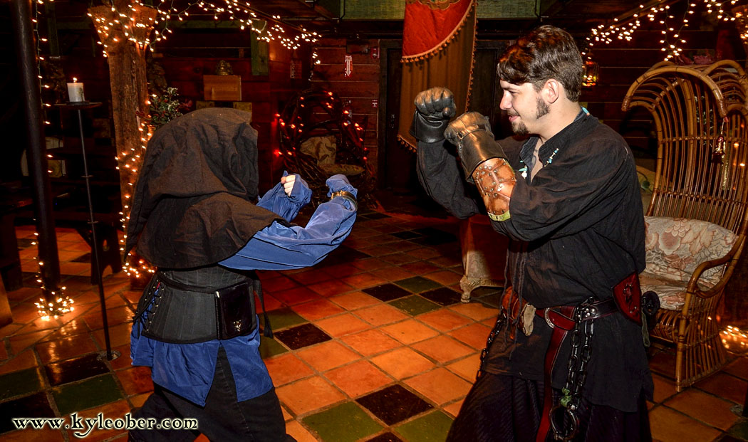 Arden and Aleister Tussle