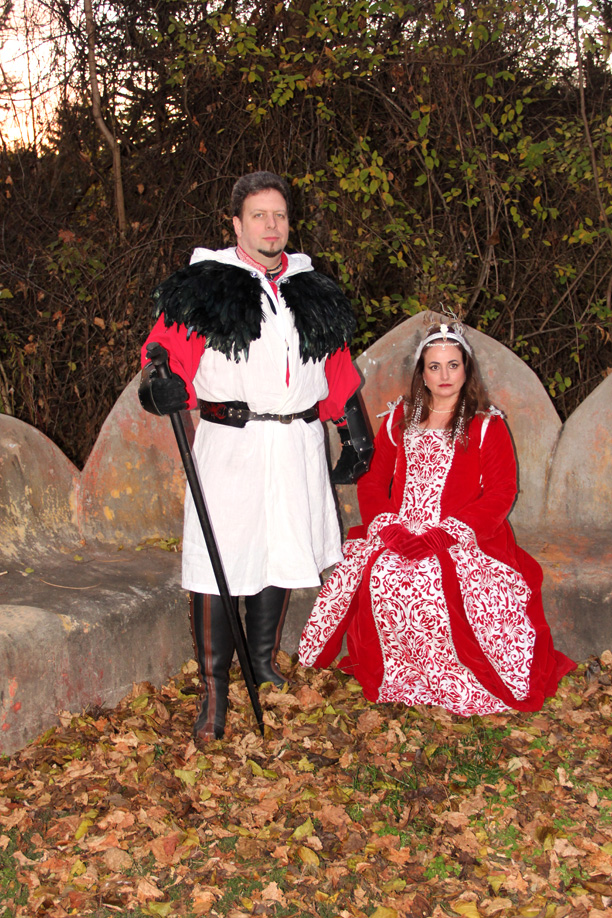 Lord and Lady Blackthorne in the Garden