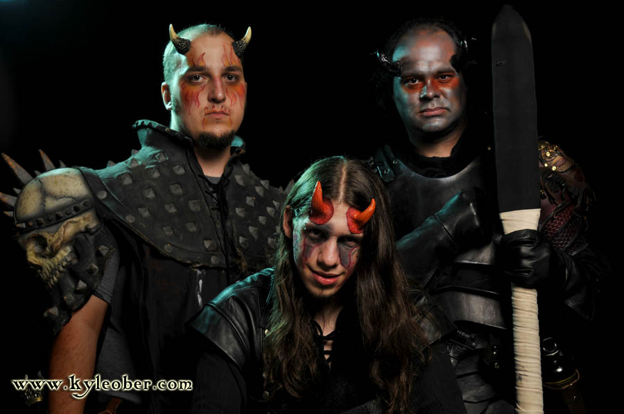 Levantius, Axolotl, and Daerth - Elemental Demons